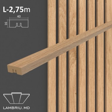 Lamele decorative 16x40 MDF alb 768x768